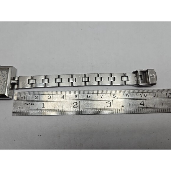 Titan Raga 2509SAA Womens Square Silver Dial Bracelet Quartz Watch New Battery - Picture 10 of 12